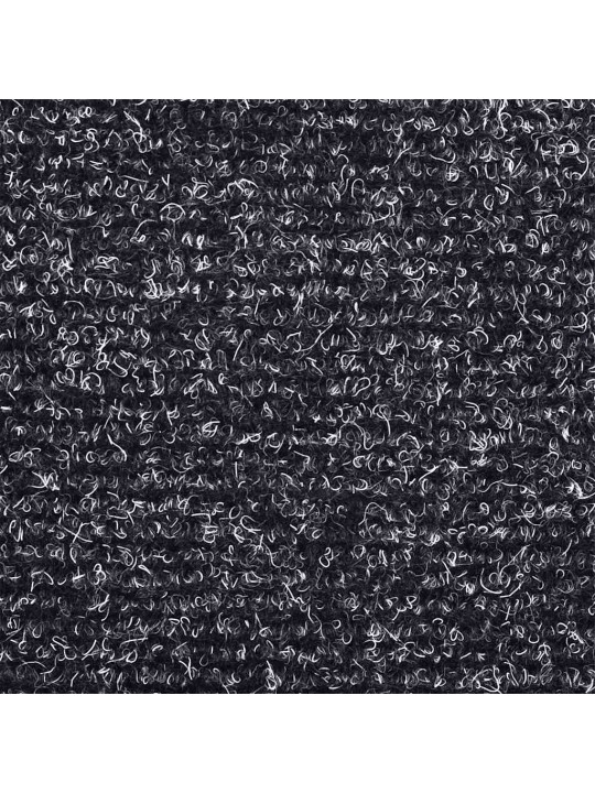 Itsekiinnittyvät porrasmatot 30 kpl tummanharmaa 65x21x4 cm