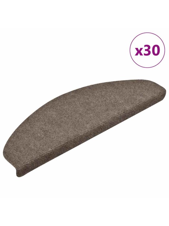 Portaiden matot itsekiinnittyvät 30 kpl kerma 65x21x4 cm