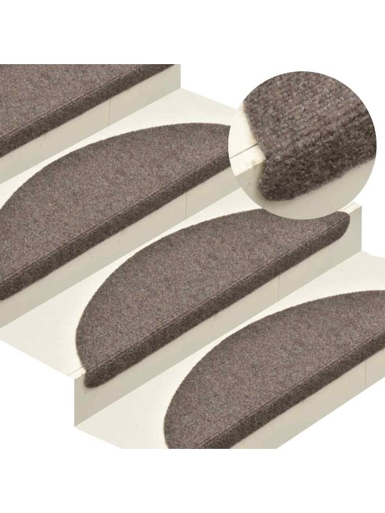 Portaiden matot itsekiinnittyvät 30 kpl kerma 65x21x4 cm
