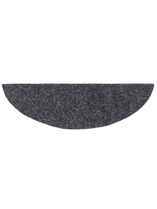 Itsekiinnittyvät porrasmatot 20 kpl tummanharmaa 56x17x3 cm