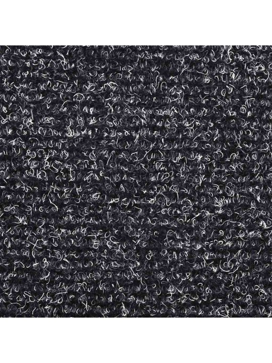 Itsekiinnittyvät porrasmatot 20 kpl tummanharmaa 56x17x3 cm