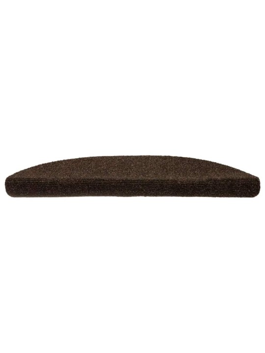 Itsekiinnittyvät porrasmatot 20 kpl ruskea 56x17x3 cm
