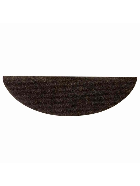 Itsekiinnittyvät porrasmatot 20 kpl ruskea 56x17x3 cm