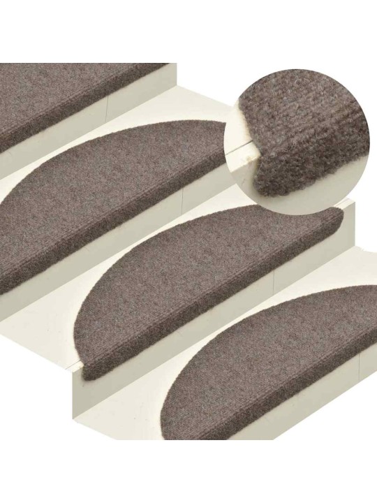 Porrasmatot itsekiinnittyvät 20 kpl beige 56x17x3 cm
