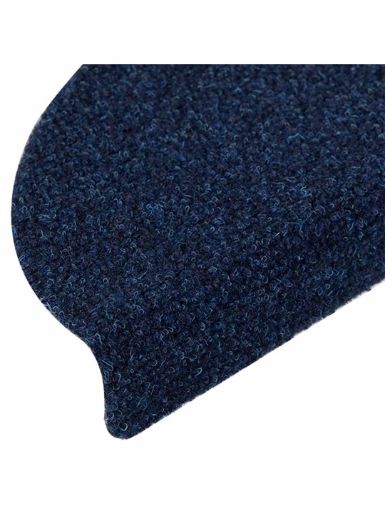Itsekiinnittyvät porrasmatot 30 kpl navy 56x17x3 cm