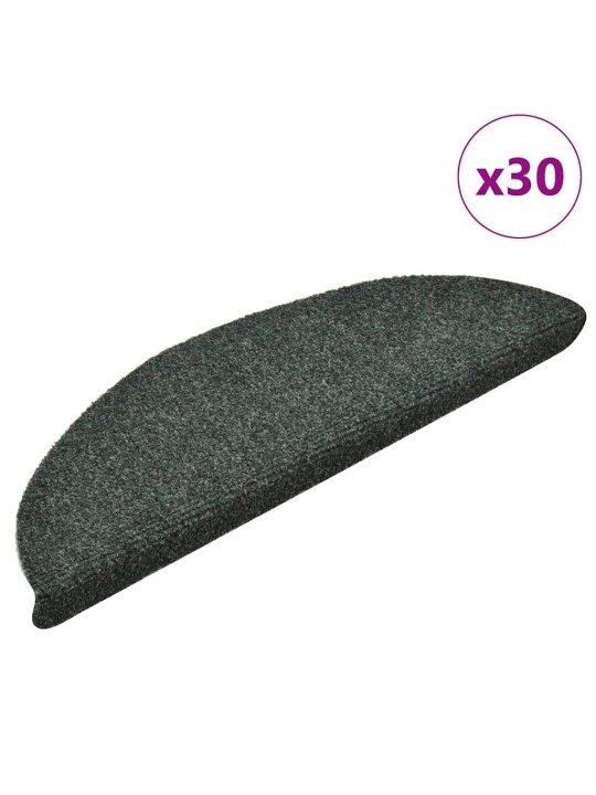 Itsekiinnittyvät porrasmatot 20 kpl vihreä 56x17x3 cm