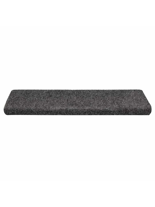 Itsekiinnittyvät porrasmatot 30 kpl 65x21x4 cm harmaa