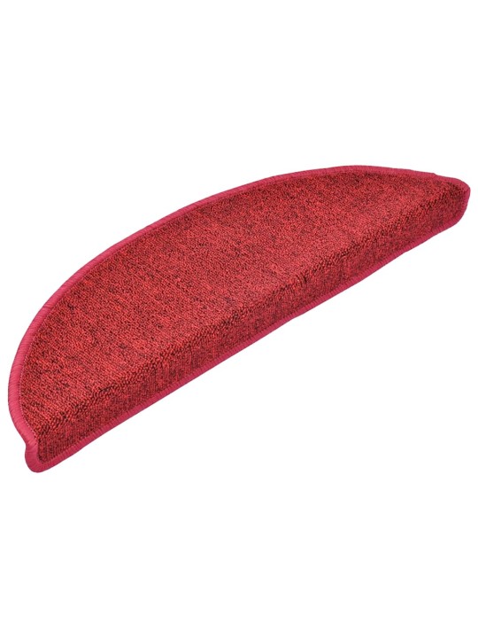 Porrasmatot 30 kpl bordeaux red 56x17x3 cm
