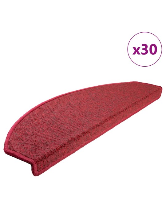 Porrasmatot 30 kpl bordeaux red 65x24x4 cm