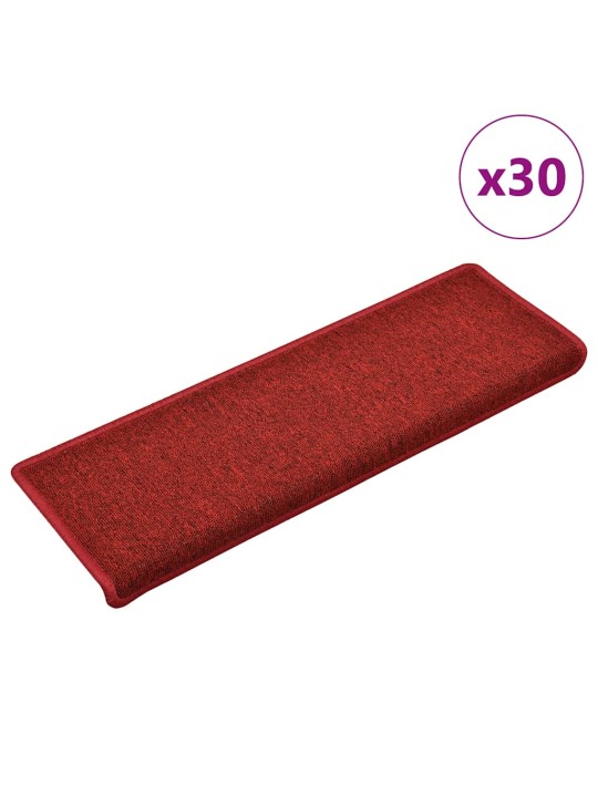 Porrasmatot 30 kpl 65x21x4 cm punainen