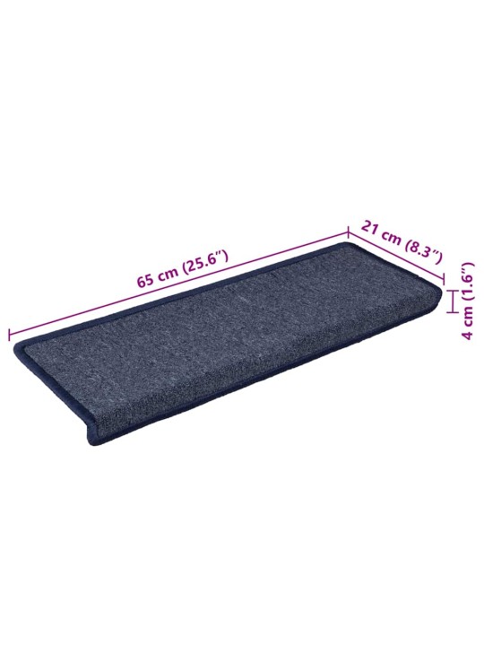Rappumatot 30 kpl 65x21x4 cm harmaa ja sininen