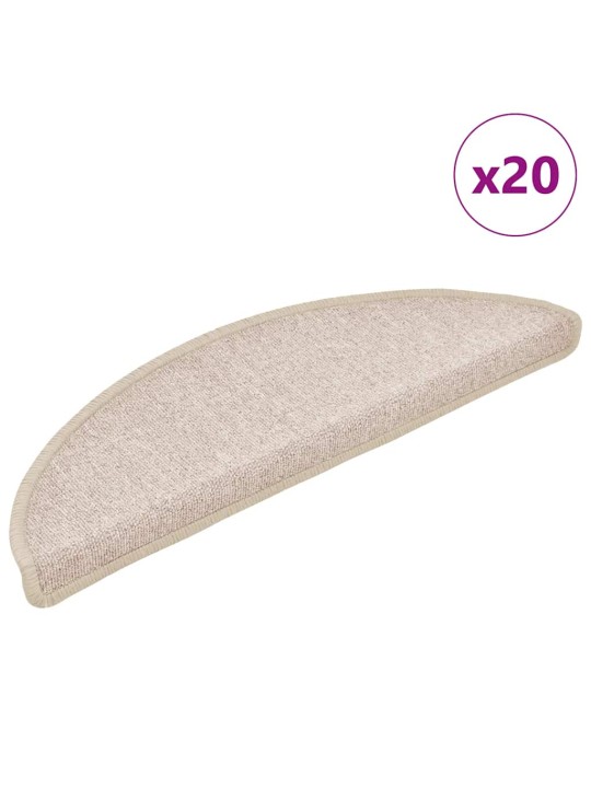 Porrasmatot 20 kpl taupe 56x17x3 cm