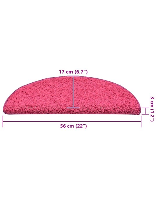 Porrasmatot 30 kpl pinkki 56x17x3 cm