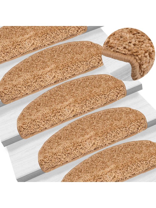 Porrasmatot 30 kpl beige 65x21x4 cm
