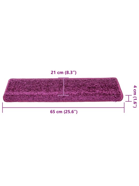 Porrasmatot 30 kpl 65x21x4 cm violetti
