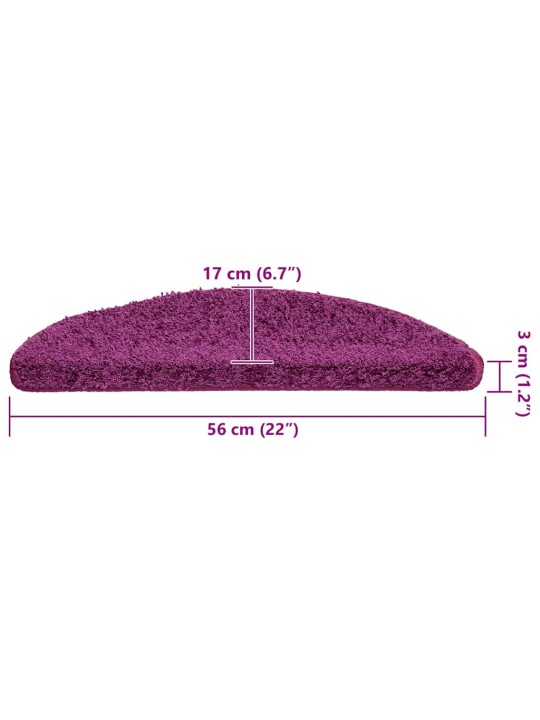 Porrasmatot 20 kpl violetti 56x17x3 cm