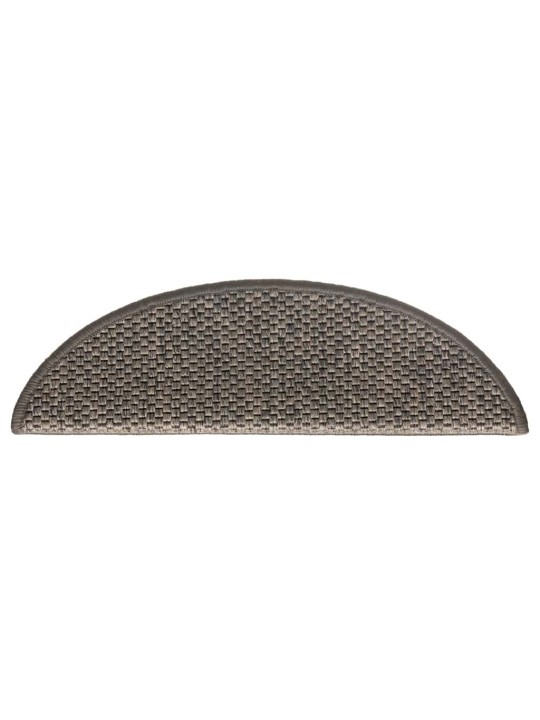 Porrasmatot itsekiinnittyvä sisal-look 30 kpl ruskea beige