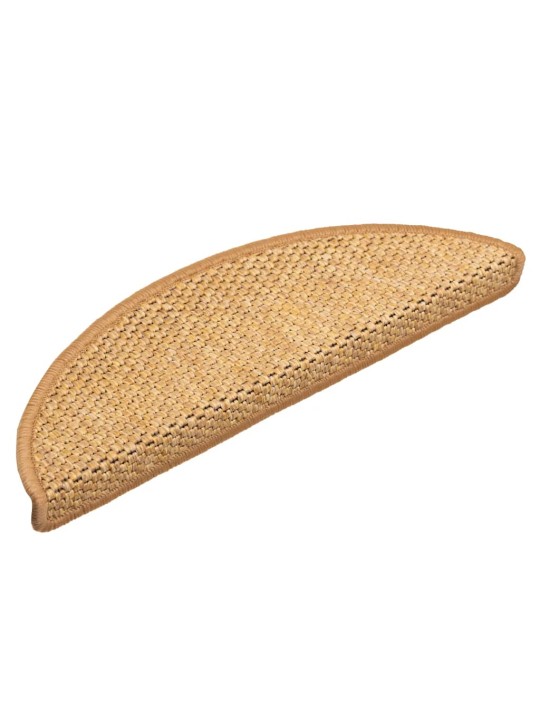 Porrasmatot itsekiinnittyvä sisal-look 30 kpl 56x17x3 cm sisal