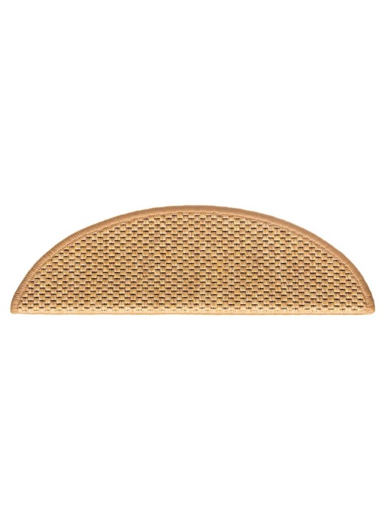 Porrasmatot itsekiinnittyvä sisal-look 30 kpl 56x17x3 cm sisal