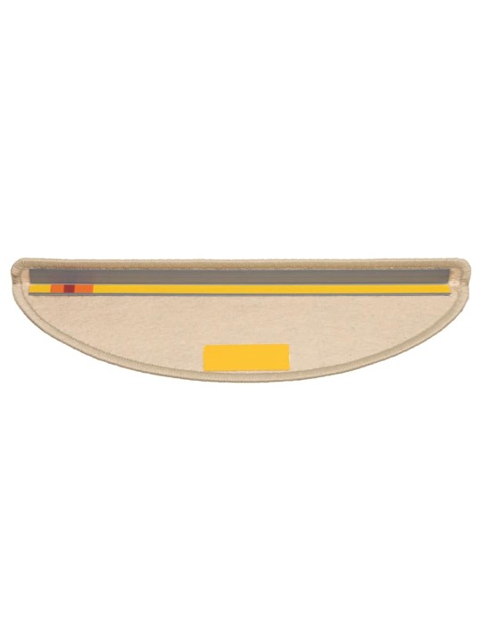Itsekiinnittyvät porrasmatot sisaltyyli 30 kpl 56x17x3 cm beige