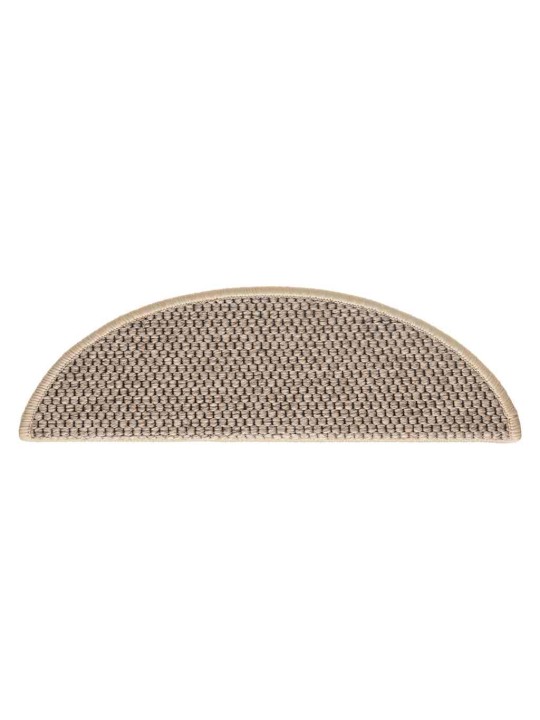 Itsekiinnittyvät porrasmatot sisaltyyli 30 kpl 56x17x3 cm beige