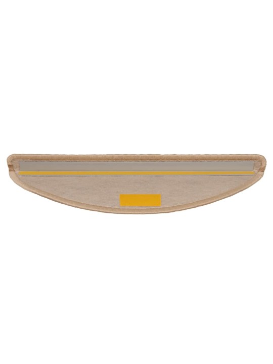 Itsekiinnittyvät porrasmatot sisaltyyli 30 kpl 56x17x3 cm beige
