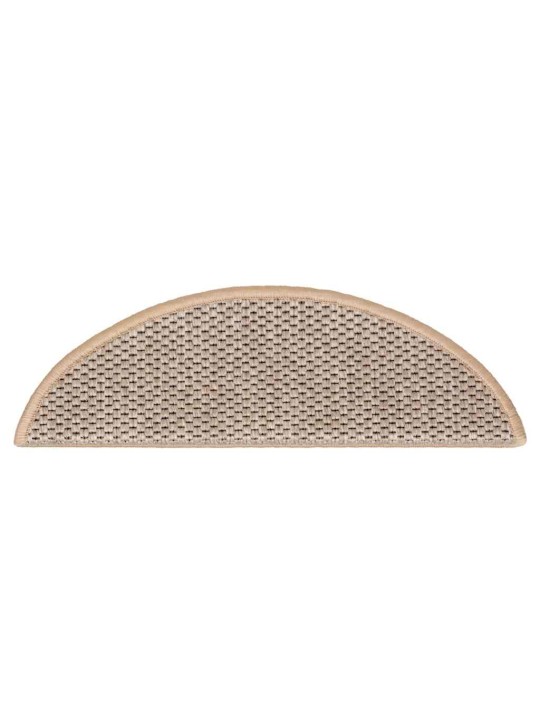 Itsekiinnittyvät porrasmatot sisaltyyli 30 kpl 56x17x3 cm beige
