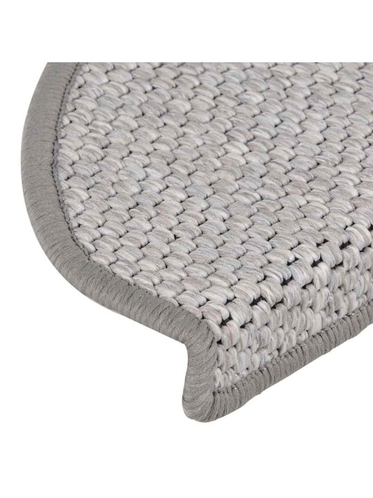 Portaiden matot itsekiinnittyvä sisal-look 30 kpl 65x21x4 cm
