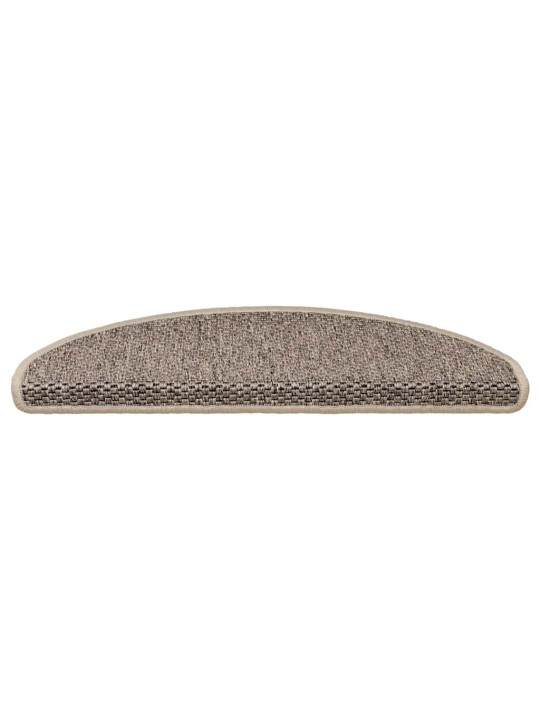 Itsekiinnittyvät porrasmatot sisaltyyli 30 kpl 65x21x4 cm beige