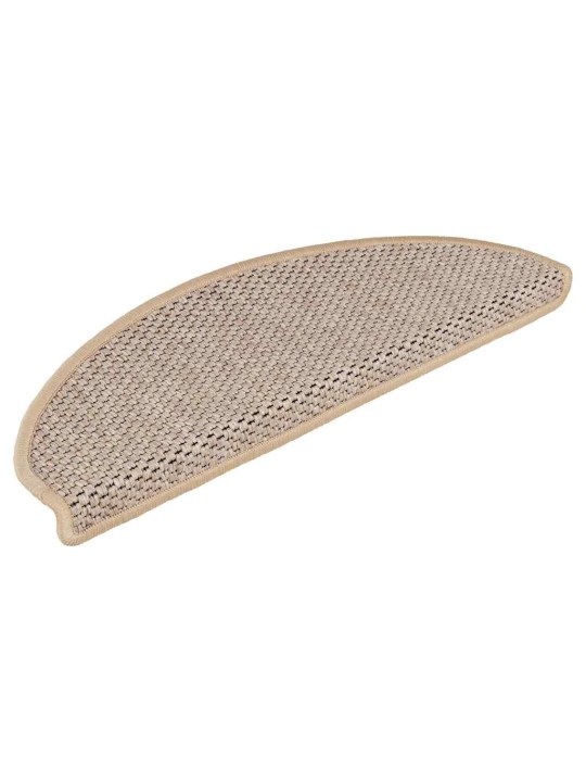 Itsekiinnittyvät porrasmatot sisaltyyli 30kpl 65x21x4cm v.beige