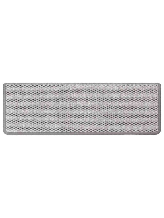 Portaiden matot itsekiinnittyvä sisal-look 30 kpl 65x21x4 cm