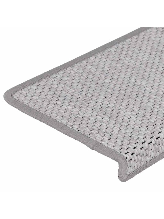 Portaiden matot itsekiinnittyvä sisal-look 30 kpl 65x21x4 cm