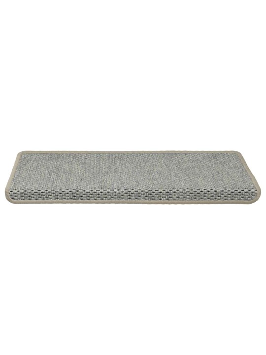 Porrasmatot itsekiinnittyvä sisal-look 30 kpl 65x21x4 cm vihreä