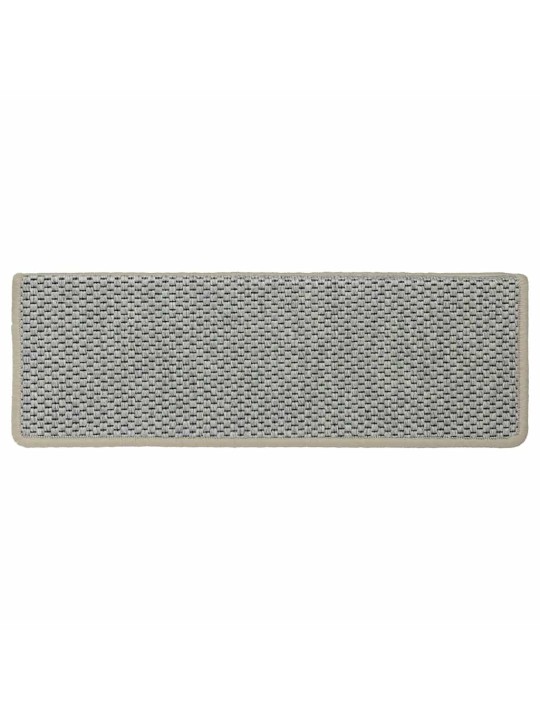 Porrasmatot itsekiinnittyvä sisal-look 30 kpl 65x21x4 cm vihreä