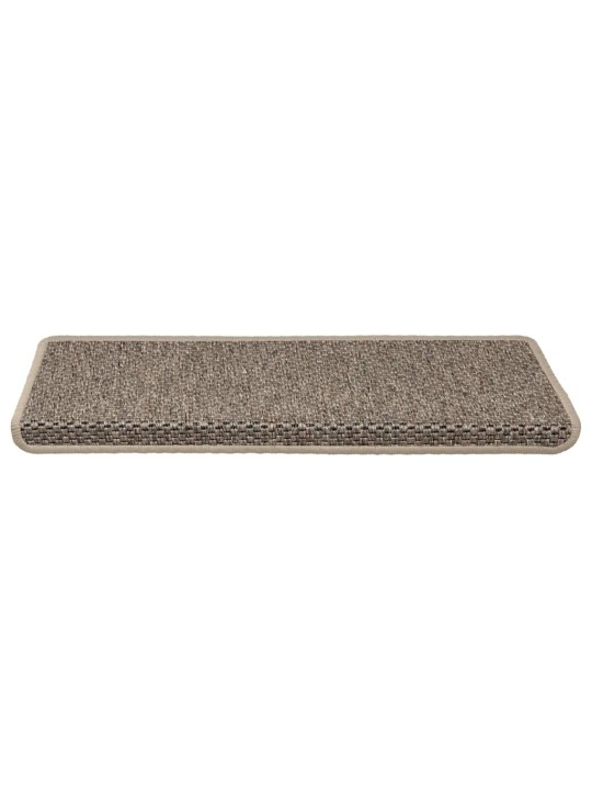 Itsekiinnittyvät porrasmatot sisaltyyli 30 kpl 65x21x4 cm beige
