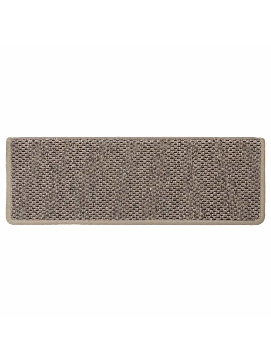 Itsekiinnittyvät porrasmatot sisaltyyli 30 kpl 65x21x4 cm beige
