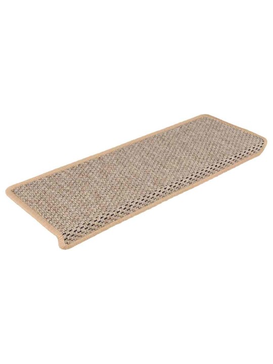 Itsekiinnittyvät porrasmatot sisaltyyli 30kpl 65x21x4cm v.beige