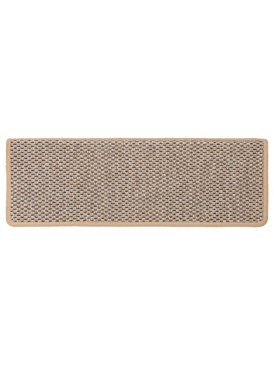 Itsekiinnittyvät porrasmatot sisaltyyli 30kpl 65x21x4cm v.beige