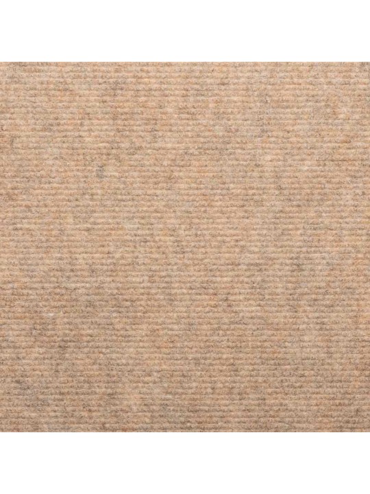Itsekiinnittyvät porrasmatot 20 kpl beige 65x22,5x3,5 cm