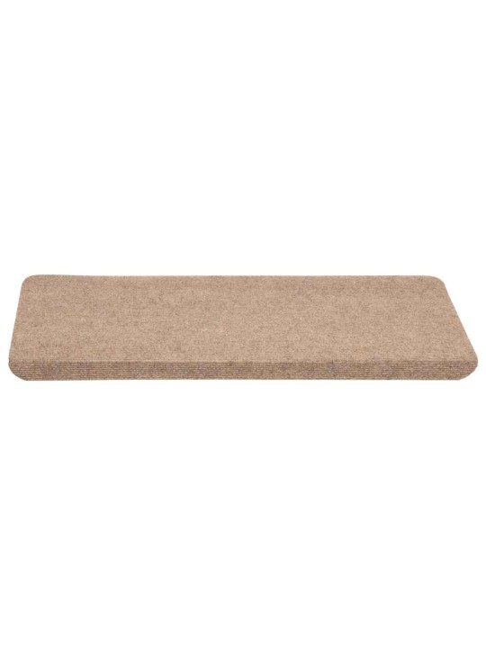Porrasmatot itsekiinnittyvät 30 kpl beige 65x24,5x3,5 cm