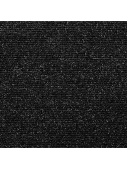 Itsekiinnittyvät porrasmatot 30 kpl antrasiitti 56x17x3 cm