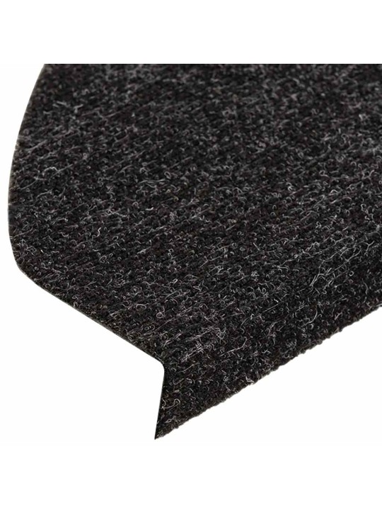 Itsekiinnittyvät porrasmatot 30 kpl antrasiitti 65x22,5x3,5 cm