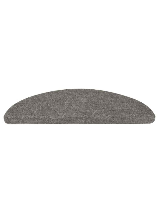 Itsekiinnittyvät porrasmatot 20 kpl harmaa 65x22,5x3,5 cm