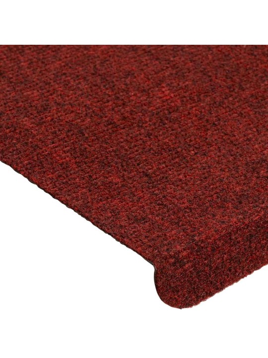 Porrasmatot itsekiinnittyvät 30 kpl punainen 65x24,5x3,5 cm