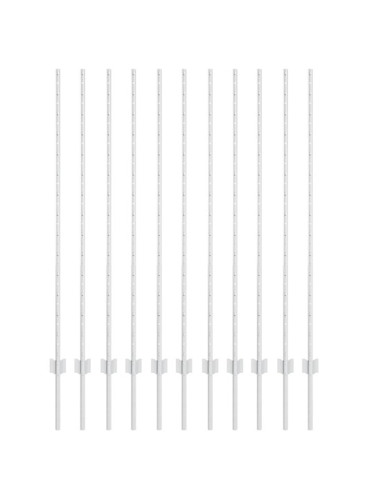 Aitatolpat 22 kpl u-kanava 140 cm galvanoitu teräs