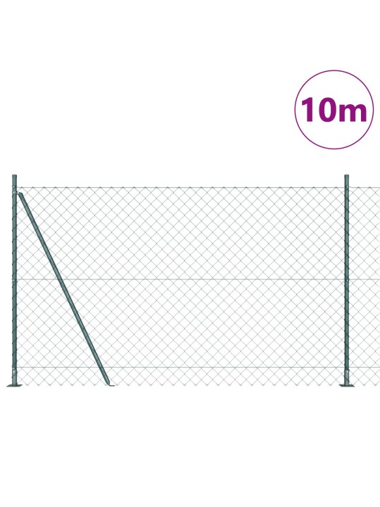 Ketjuaita 7 vannepylväillä 1.5x10 m galvanoitua terästä
