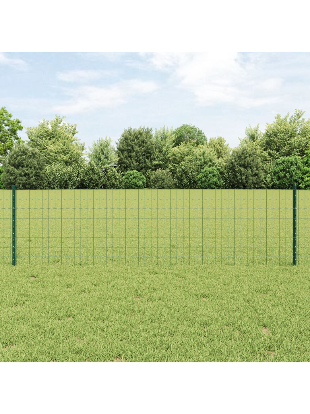 Euroaita viidellä U-postilla Vihreä 0.6x10 m Teräs