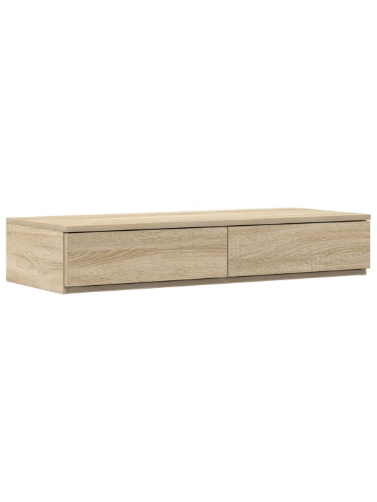 Sängyn laatikkosäilytys sonoma tammi 80x36,5x16,5 cm tekninen puu