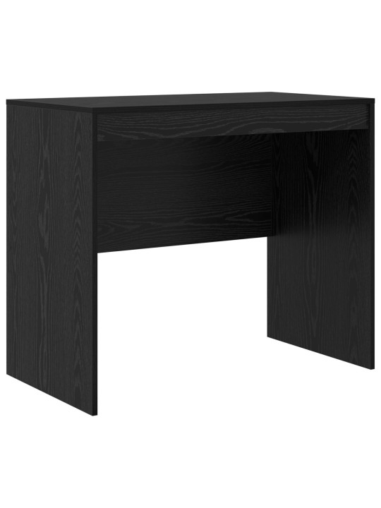 Musta tammi kirjoituspöytä musta tammi lastulevy 90 x 50 x 76 cm