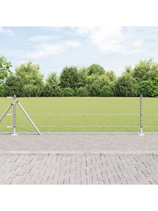 Kuusikulmainen aita 0.6 x 25 m galvanoitu teräs